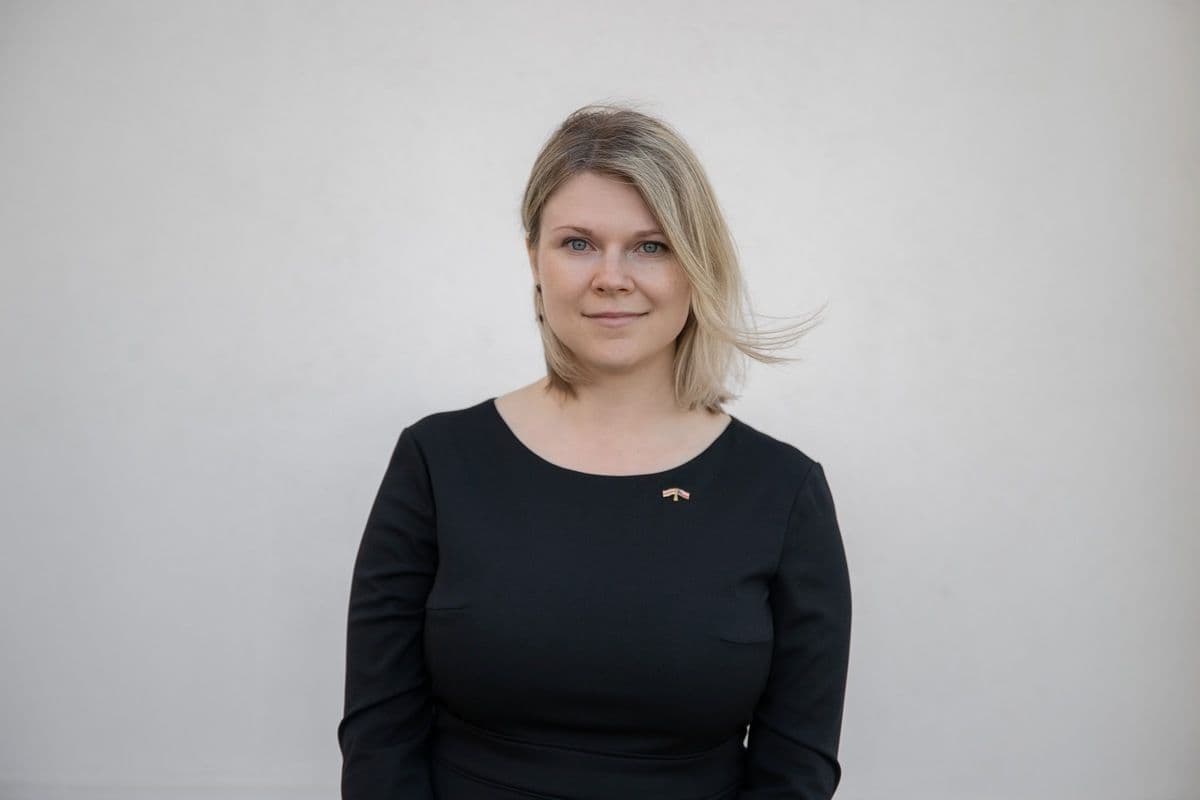 Ředitelka pražské Kanceláře demokratických sil Běloruska Kryscina Šyjanok. Zdroj: Kancelář demokratických sil Běloruska 