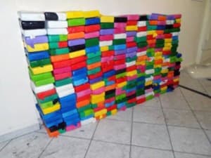 Kokain zabalený do barevných balónků