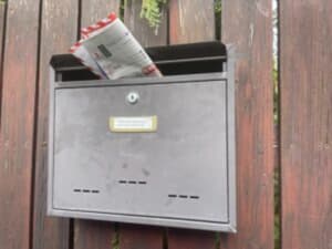 Primakova poštovní schránka. Zdroj: investigace.cz