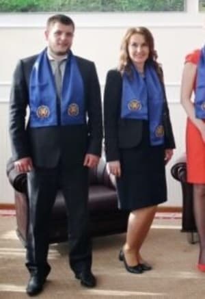 Oksana a Daniil Poleščukovi. Zdroj: old.stgau.ru