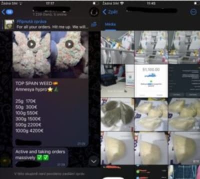 Nabídka některých telegramových kanálů, do nichž se člověk dostane skrze kliknutí na reklamu na Facebooku, Instagramu nebo Messengeru.