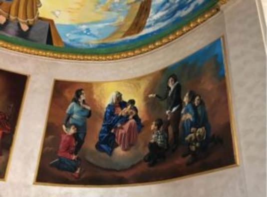 Iir children from the feuding families, one holding a teddy bear. Photo by: Antonio Lemm