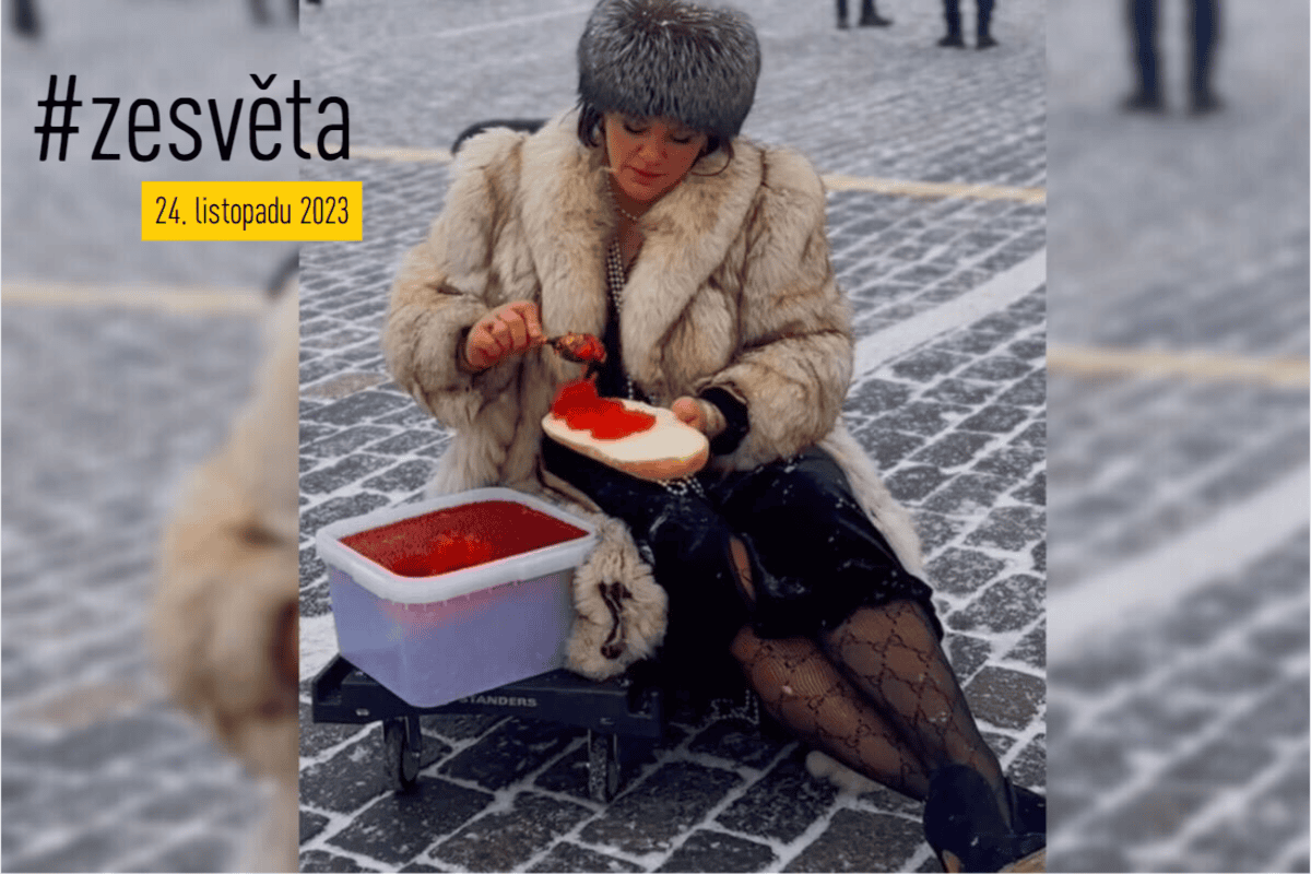 #zesvěta: Fotografování kaviáru na Rudém náměstí je zakázáno